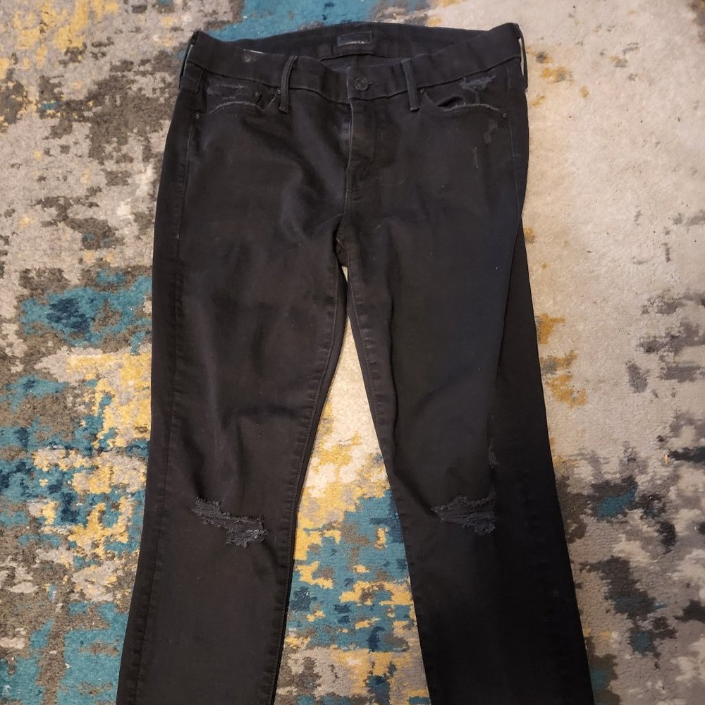 MOTHER Looker Ankle Fray